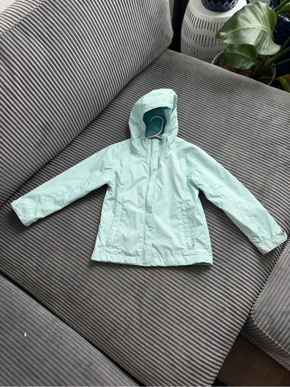 Columbia Kids Lightweight Rain Jacket - Mint